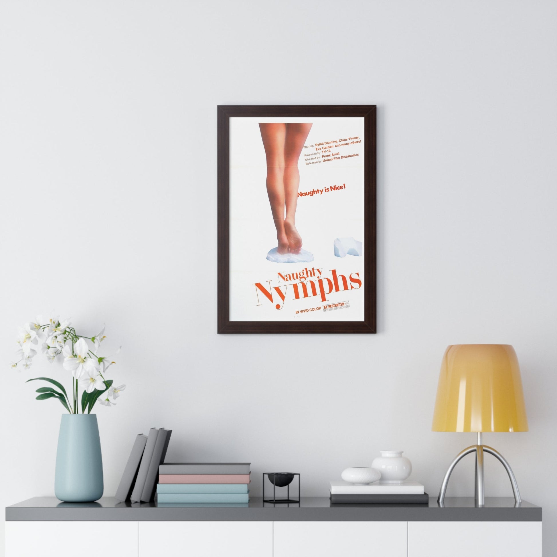 NAUGHTY NYMPHS 1972 - Framed Movie Poster-The Sticker Space