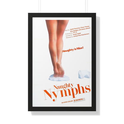 NAUGHTY NYMPHS 1972 - Framed Movie Poster-20" x 30"-The Sticker Space