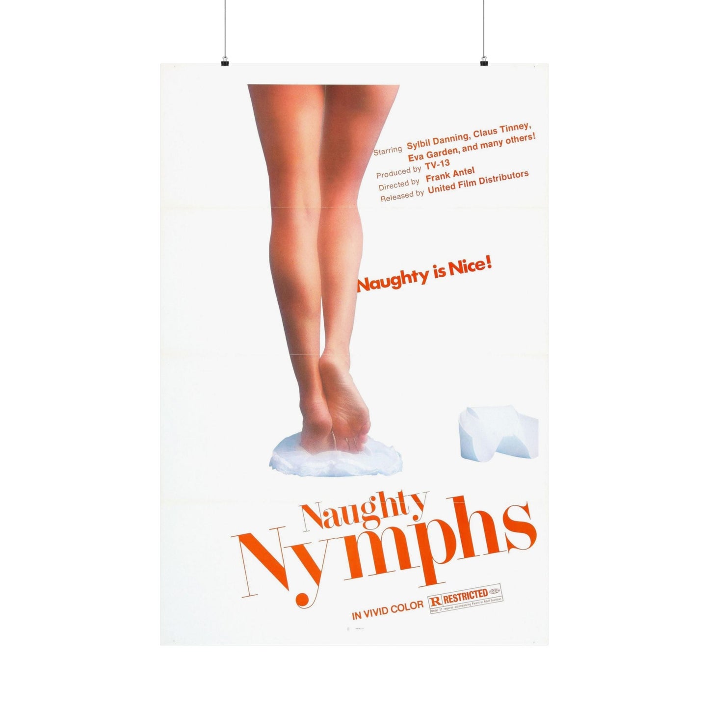 NAUGHTY NYMPHS 1972 - Paper Movie Poster-36" x 54"-The Sticker Space