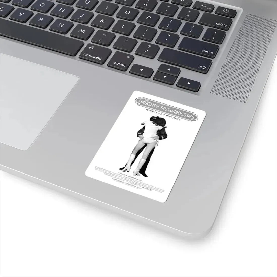 NAUGHTY STEWARDESSES 1975 Movie Poster - STICKER Vinyl Kiss-Cut Decal - The Sticker Space