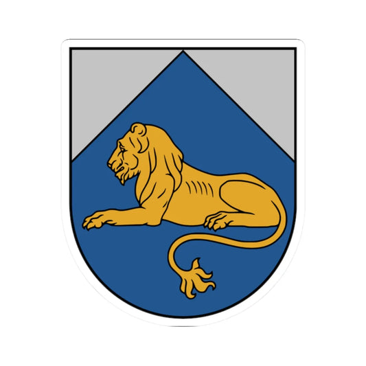 Naukšēnu novads COA (Latvia) (Coat of Arms) STICKER Vinyl Kiss-Cut Decal 2 Inch White - The Sticker Space