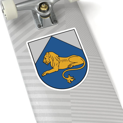 Naukšēnu novads COA (Latvia) (Coat of Arms) STICKER Vinyl Kiss-Cut Decal - The Sticker Space