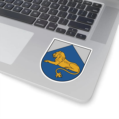 Naukšēnu novads COA (Latvia) (Coat of Arms) STICKER Vinyl Kiss-Cut Decal - The Sticker Space
