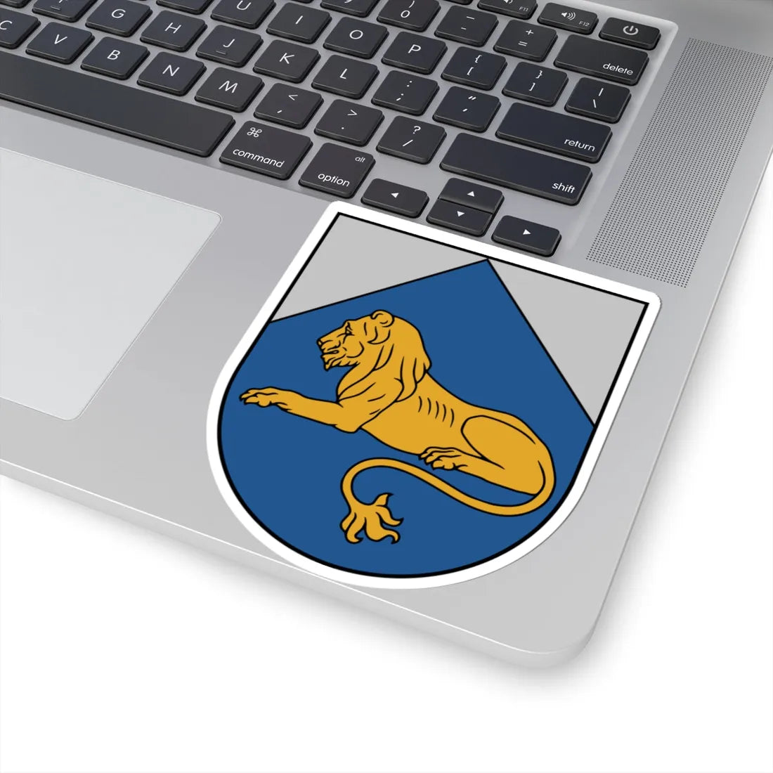 Naukšēnu novads COA (Latvia) (Coat of Arms) STICKER Vinyl Kiss-Cut Decal - The Sticker Space