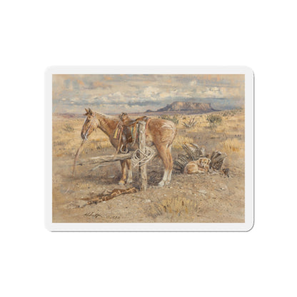 Navajo Buddies, 1980 (Magazine Illustration) Refrigerator Magnet-5" x 5"-The Sticker Space