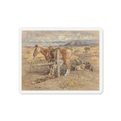 Navajo Buddies, 1980 (Magazine Illustration) Refrigerator Magnet-6 × 6"-The Sticker Space