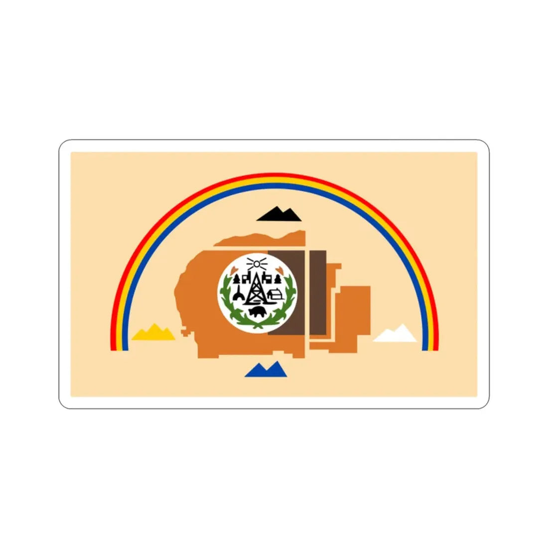 Navajo Flag STICKER Vinyl Die-Cut Decal - The Sticker Space