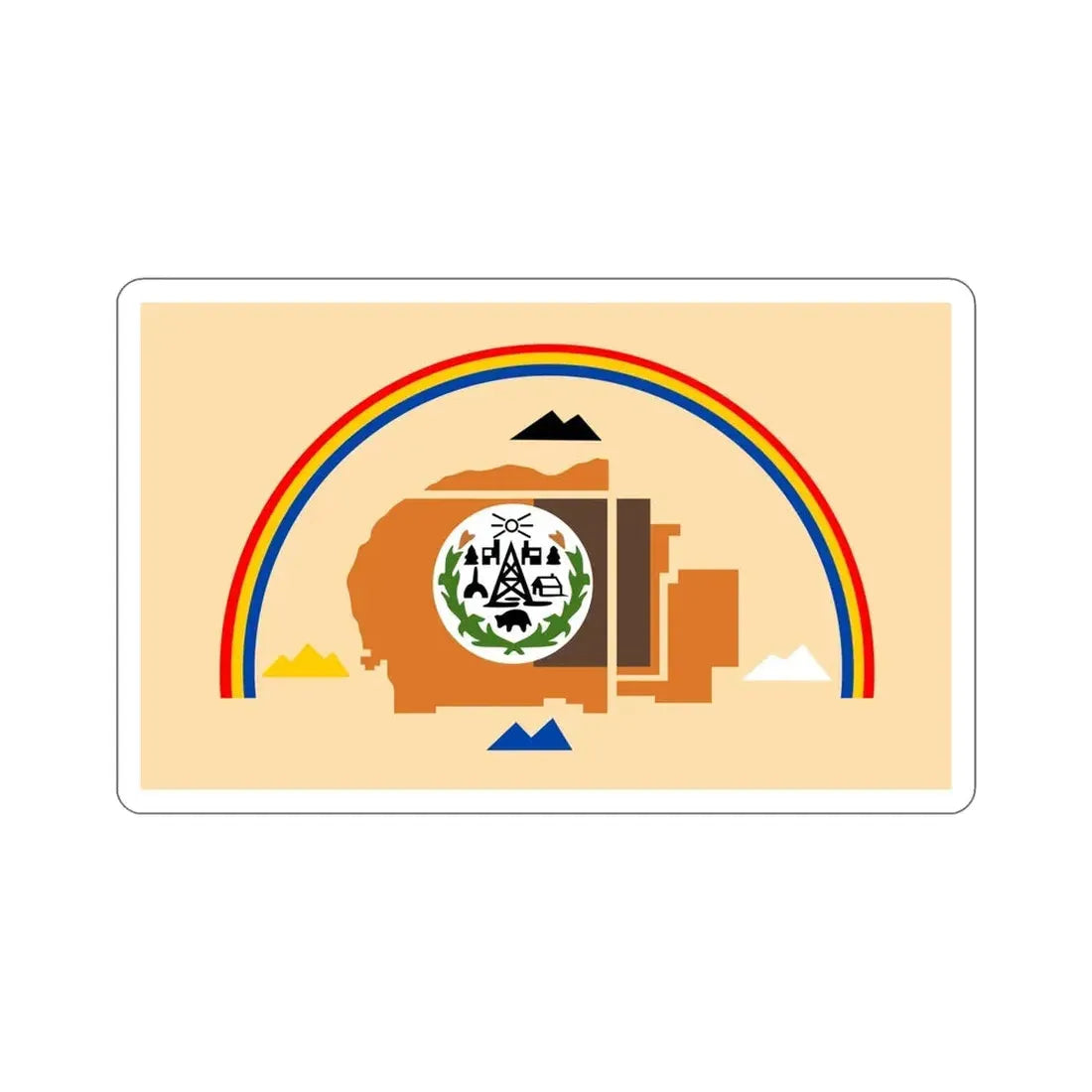 Navajo Flag STICKER Vinyl Die-Cut Decal - The Sticker Space