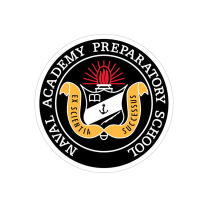 Naval Academy Preparatory School (U.S. Navy) Transparent STICKER Die-Cut Vinyl Decal-5 Inch-The Sticker Space