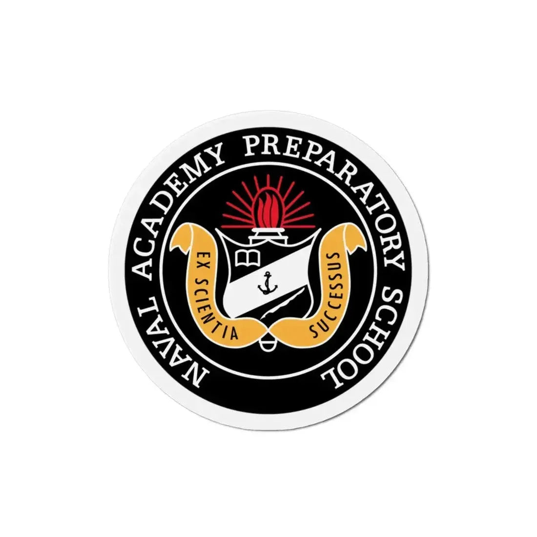 Naval Academy Preparatory School (U.S. Navy) Refrigerator Magnet 3 Inch - The Sticker Space