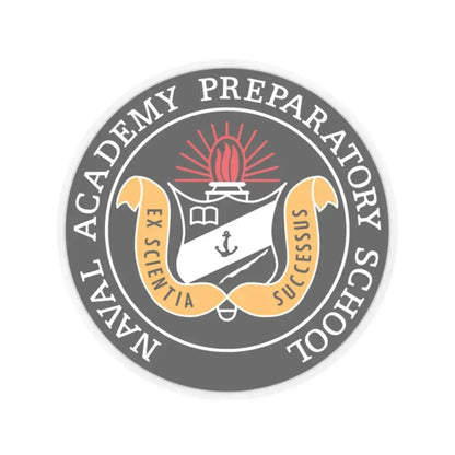 Naval Academy Preparatory School (U.S. Navy) STICKER Vinyl Kiss-Cut Decal 2 Inch Transparent - The Sticker Space
