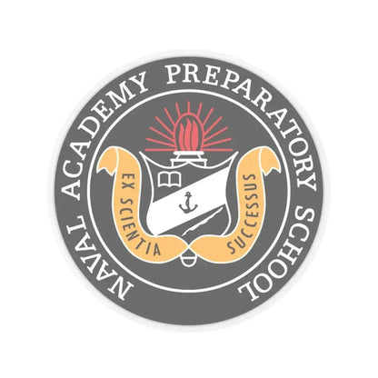 Naval Academy Preparatory School (U.S. Navy) STICKER Vinyl Kiss-Cut Decal 4 Inch Transparent - The Sticker Space