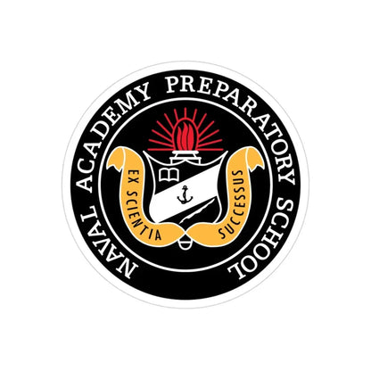 Naval Academy Preparatory School (U.S. Navy) Transparent STICKER Die-Cut Vinyl Decal 3 Inch Transparent - The Sticker Space