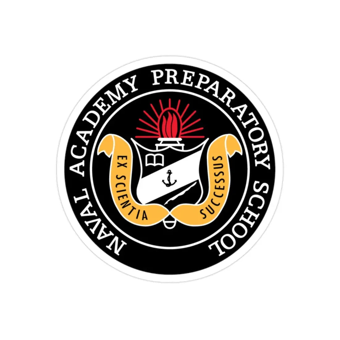 Naval Academy Preparatory School (U.S. Navy) Transparent STICKER Die-Cut Vinyl Decal - The Sticker Space