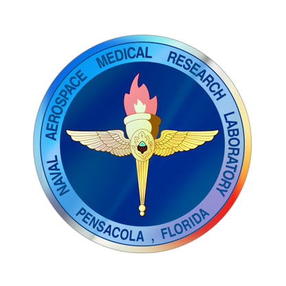 Naval Aerospace Medical Research Laboratory Florida (U.S. Navy) Holographic STICKER Die-Cut Vinyl Decal-2 Inch-The Sticker Space