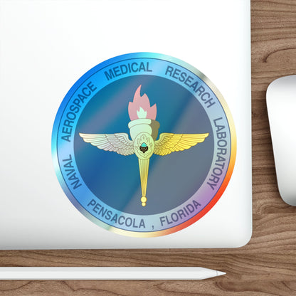 Naval Aerospace Medical Research Laboratory Florida (U.S. Navy) Holographic STICKER Die-Cut Vinyl Decal-The Sticker Space