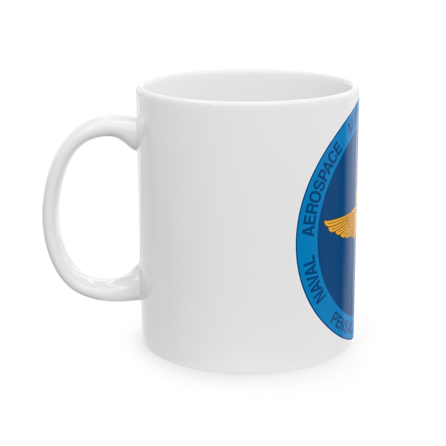 Naval Aerospace Medical Research Laboratory Florida (U.S. Navy) White Coffee Mug-The Sticker Space