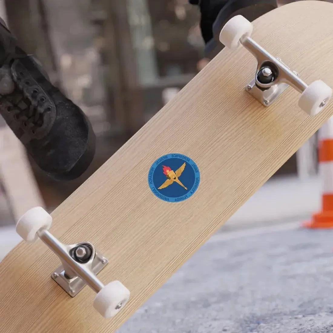 Naval Aerospace Medical Research Laboratory Florida (U.S. Navy) REVERSE PRINT Transparent Die-Cut STICKER - The Sticker Space