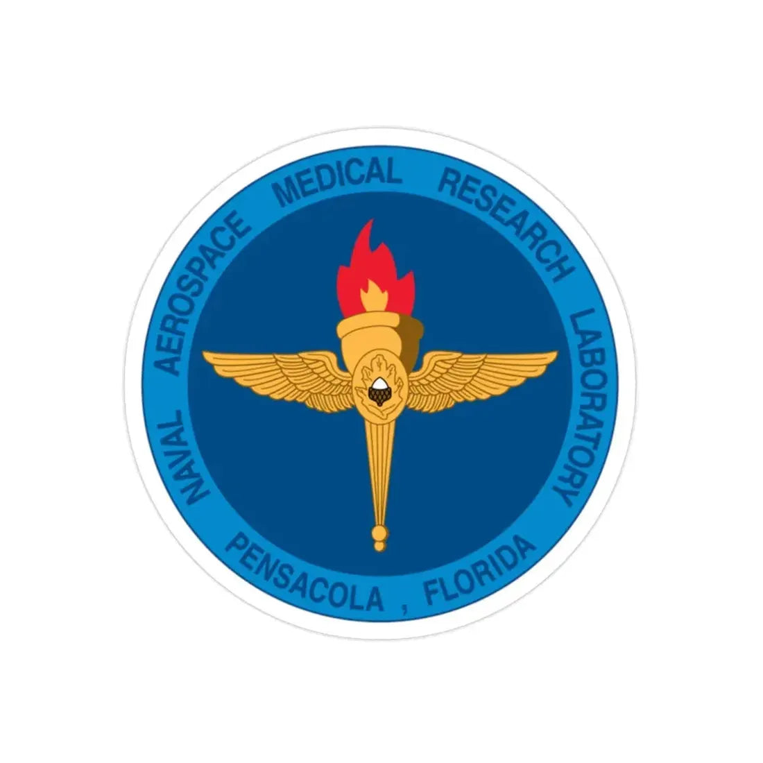 Naval Aerospace Medical Research Laboratory Florida (U.S. Navy) Transparent STICKER Die-Cut Vinyl Decal 2 Inch Transparent - The Sticker Space