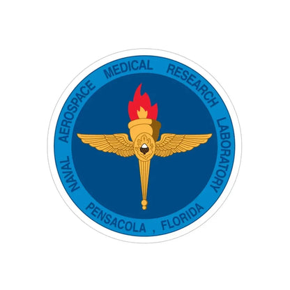 Naval Aerospace Medical Research Laboratory Florida (U.S. Navy) Transparent STICKER Die-Cut Vinyl Decal 5 Inch Transparent - The Sticker Space