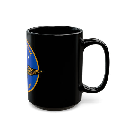 Naval Air Force Atlantic Fleet (U.S. Navy) Black Coffee Mug-The Sticker Space