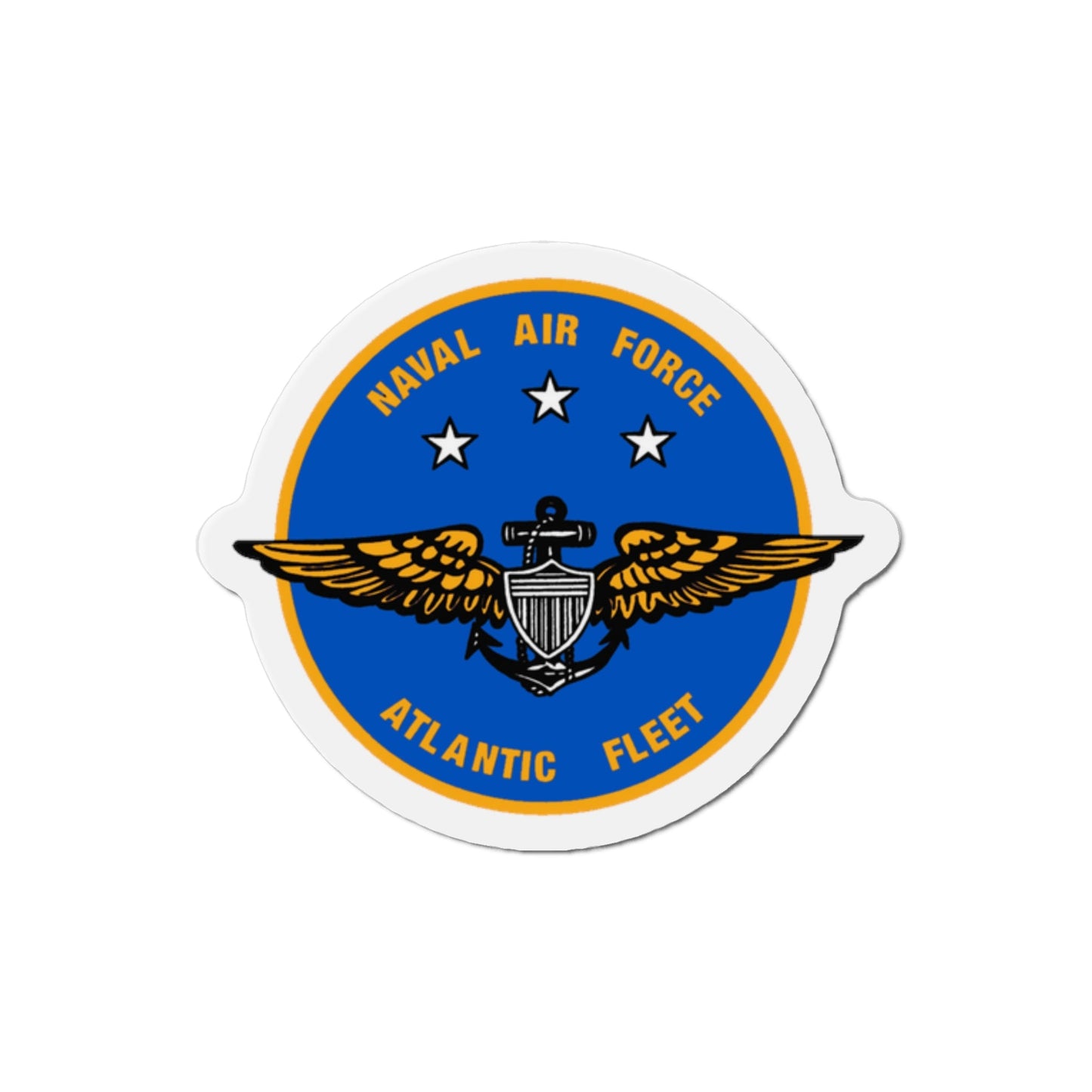 Naval Air Force Atlantic Fleet (U.S. Navy) Die-Cut Magnet-2" x 2"-The Sticker Space