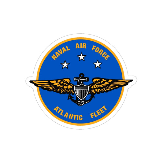 Naval Air Force Atlantic Fleet (U.S. Navy) Transparent STICKER Die-Cut Vinyl Decal-6 Inch-The Sticker Space