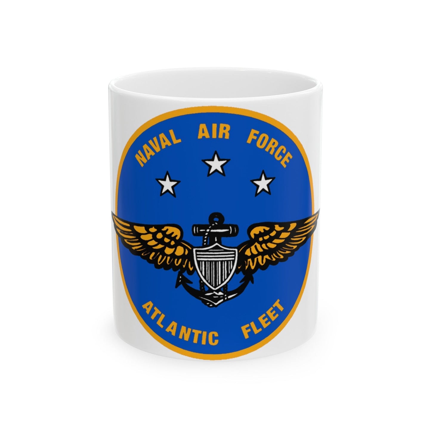 Naval Air Force Atlantic Fleet (U.S. Navy) White Coffee Mug-11oz-The Sticker Space