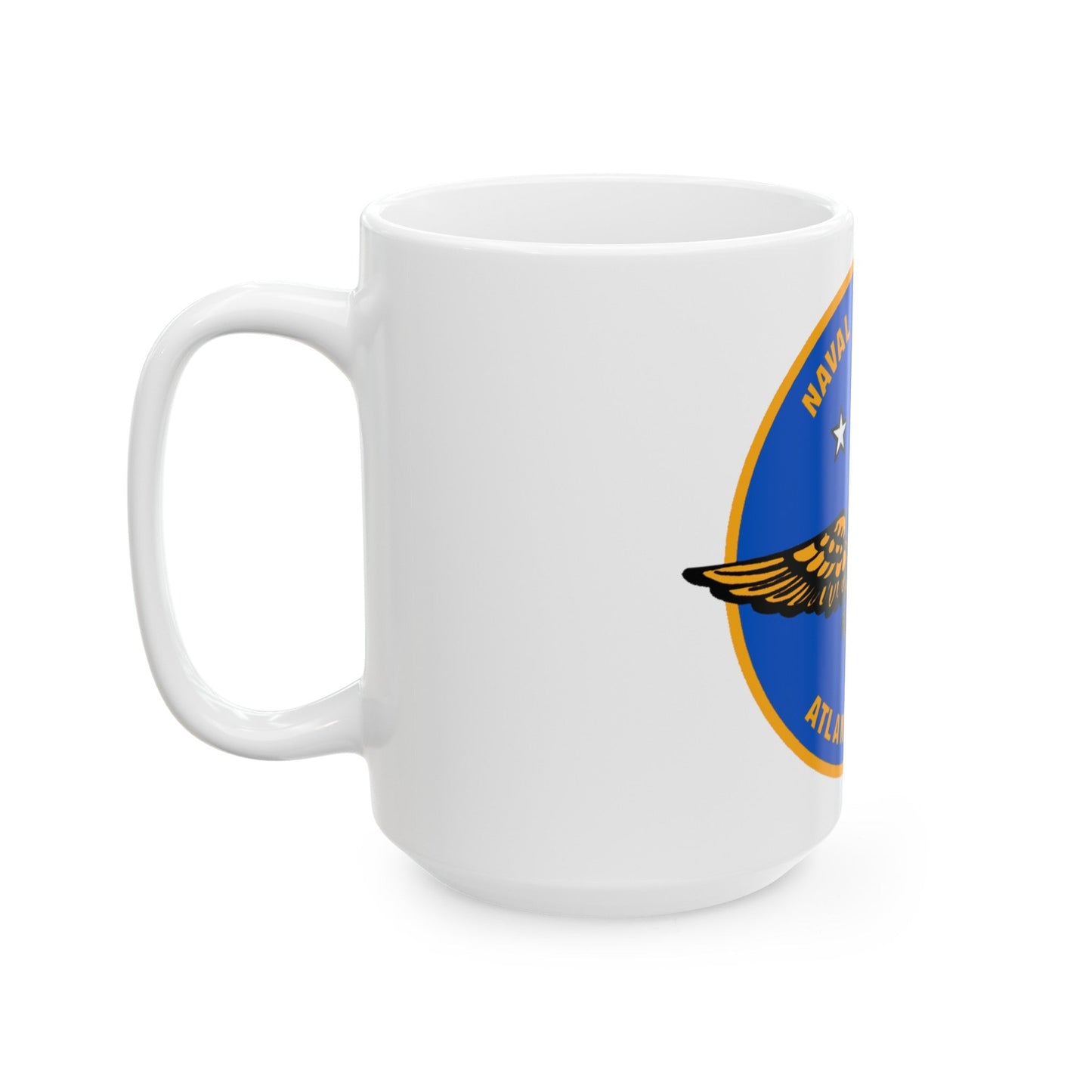 Naval Air Force Atlantic Fleet (U.S. Navy) White Coffee Mug-The Sticker Space