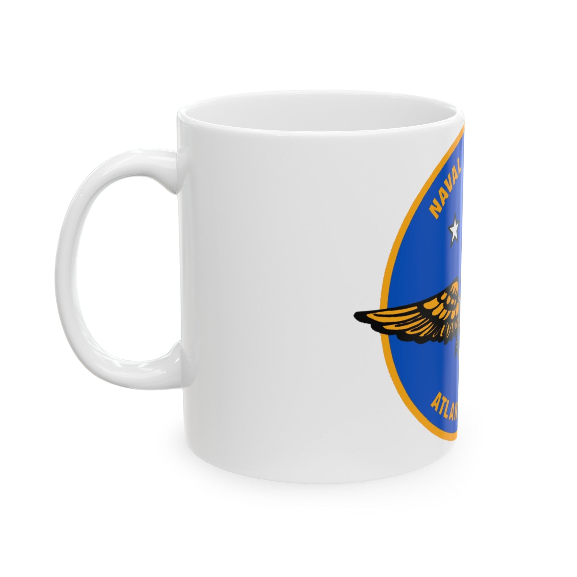 Naval Air Force Atlantic Fleet (U.S. Navy) White Coffee Mug-The Sticker Space