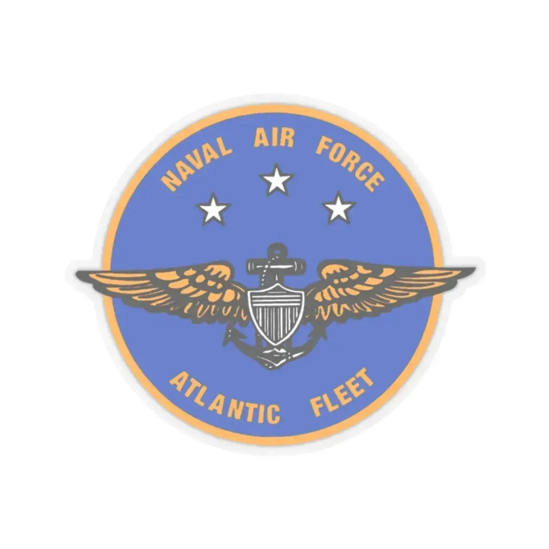 Naval Air Force Atlantic Fleet (U.S. Navy) STICKER Vinyl Kiss-Cut Decal 2 Inch Transparent - The Sticker Space