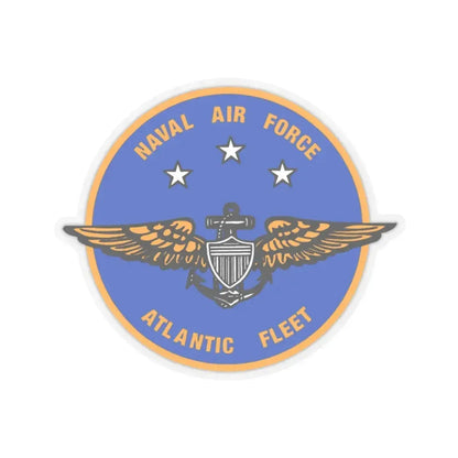 Naval Air Force Atlantic Fleet (U.S. Navy) STICKER Vinyl Kiss-Cut Decal 3 Inch Transparent - The Sticker Space