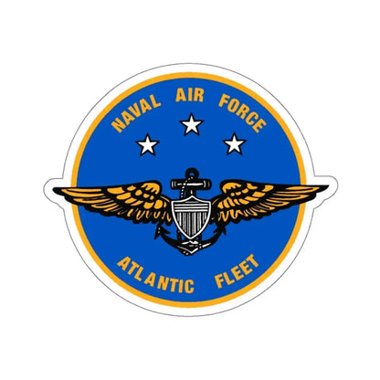 Naval Air Force Atlantic Fleet (U.S. Navy) STICKER Vinyl Kiss-Cut Decal 4 Inch White - The Sticker Space