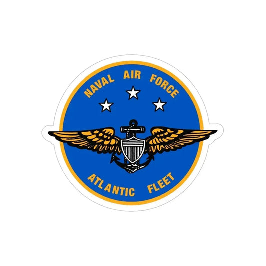 Naval Air Force Atlantic Fleet (U.S. Navy) Transparent STICKER Die-Cut Vinyl Decal 6 Inch Transparent - The Sticker Space