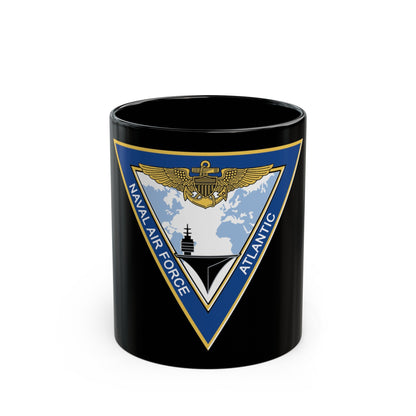 Naval Air Force Atlantic (U.S. Navy) Black Coffee Mug-11oz-The Sticker Space