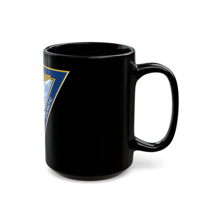 Naval Air Force Atlantic (U.S. Navy) Black Coffee Mug-The Sticker Space