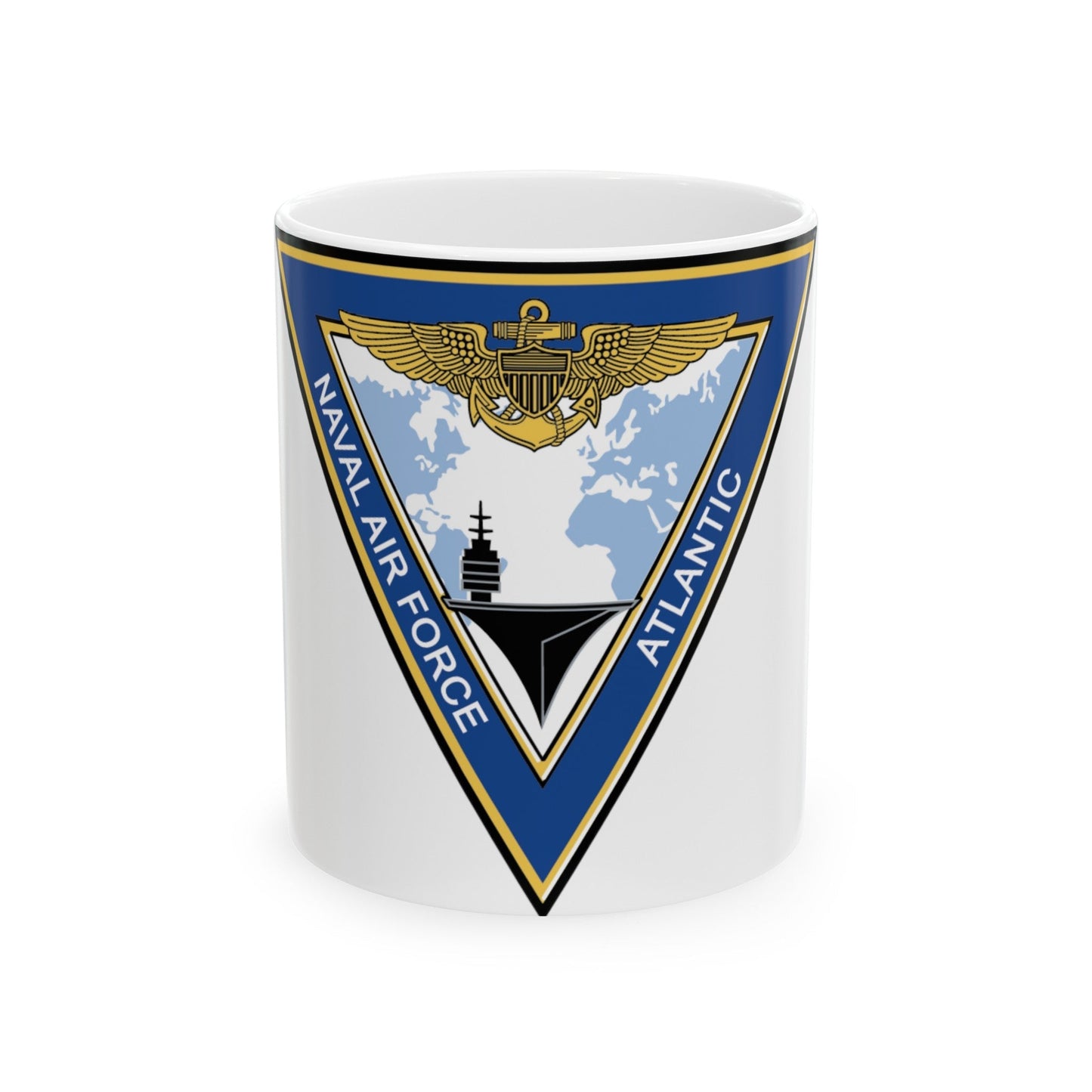 Naval Air Force Atlantic (U.S. Navy) White Coffee Mug-11oz-The Sticker Space