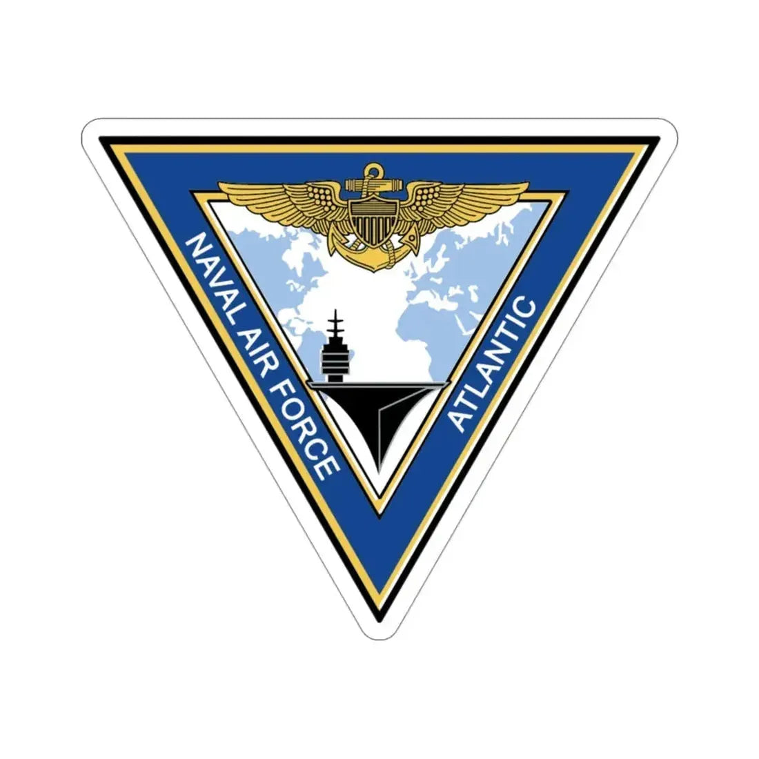 Naval Air Force Atlantic (U.S. Navy) STICKER Vinyl Die-Cut Decal 3 Inch - The Sticker Space