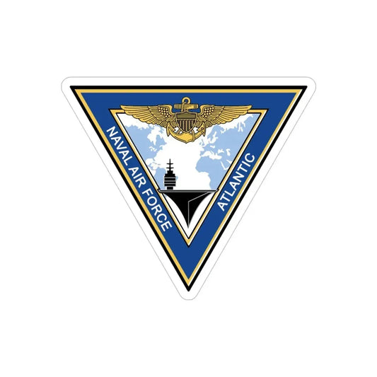 Naval Air Force Atlantic (U.S. Navy) Transparent STICKER Die-Cut Vinyl Decal 6 Inch Transparent - The Sticker Space