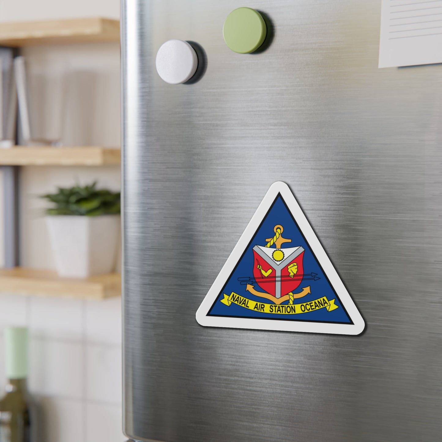 Naval Air Station Aceana (U.S. Navy) Die-Cut Magnet-The Sticker Space