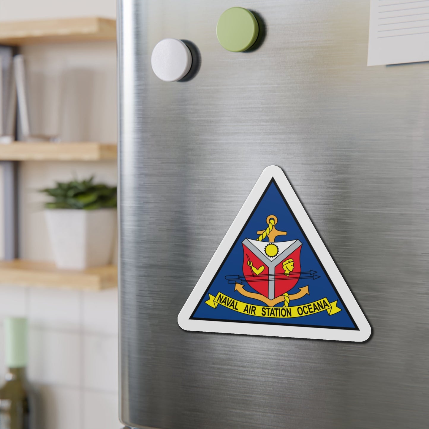 Naval Air Station Aceana (U.S. Navy) Die-Cut Magnet-The Sticker Space