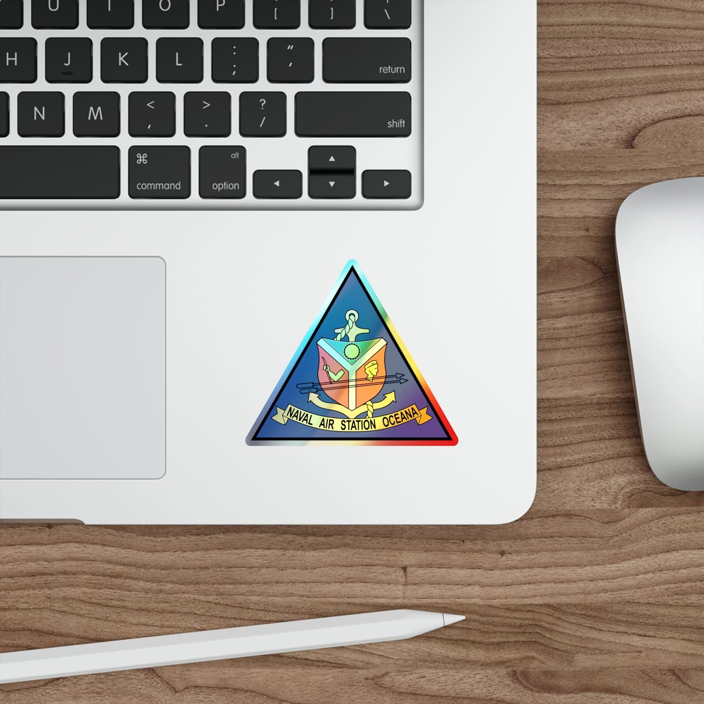 Naval Air Station Aceana (U.S. Navy) Holographic STICKER Die-Cut Vinyl Decal-The Sticker Space