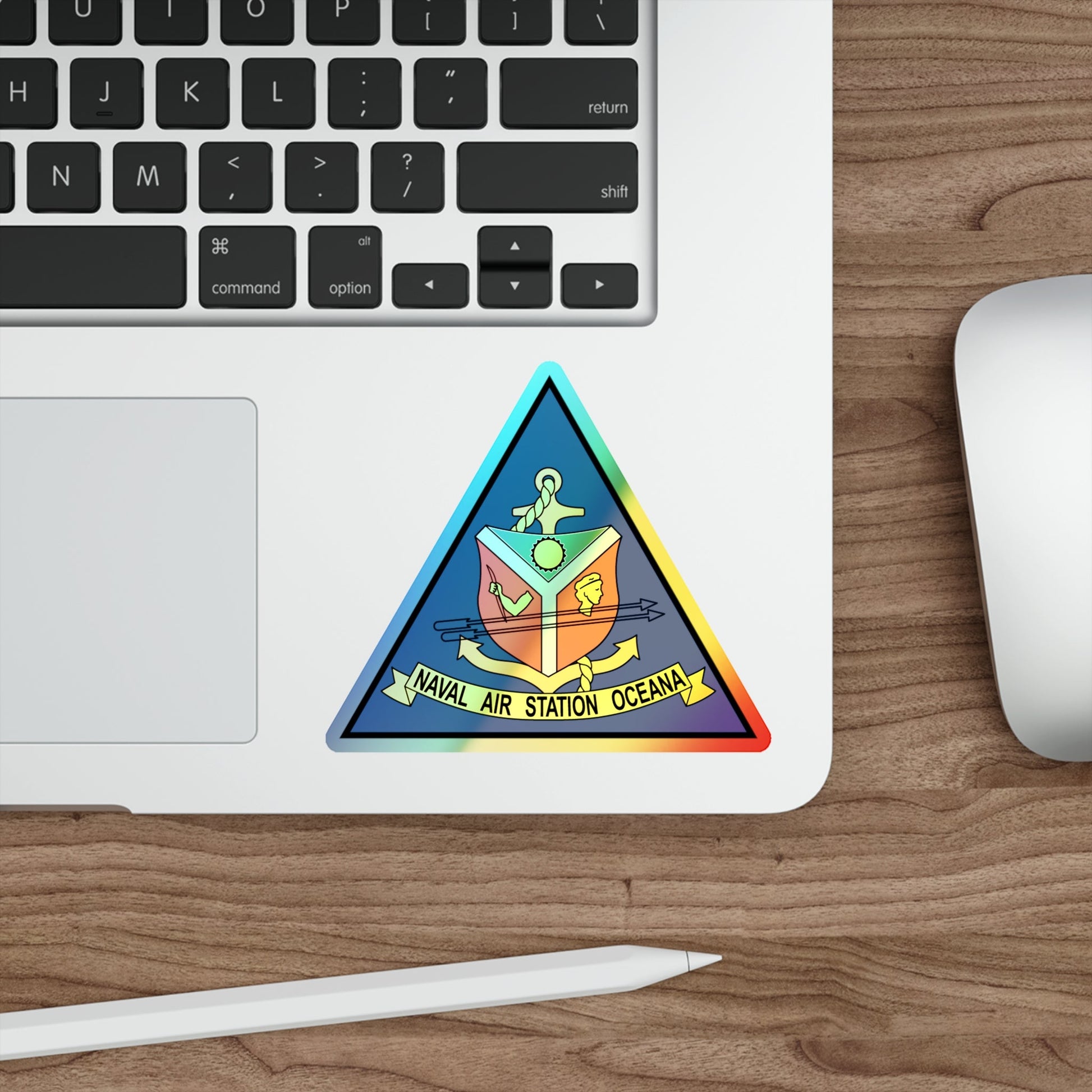 Naval Air Station Aceana (U.S. Navy) Holographic STICKER Die-Cut Vinyl Decal-The Sticker Space