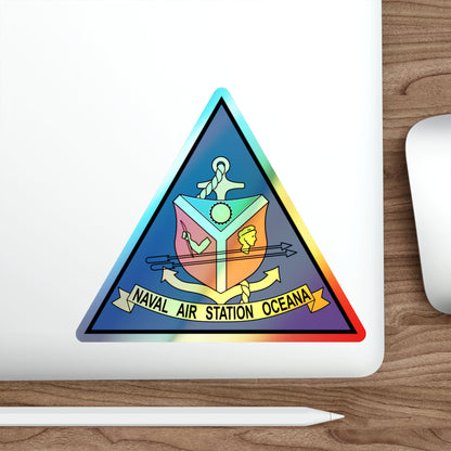 Naval Air Station Aceana (U.S. Navy) Holographic STICKER Die-Cut Vinyl Decal-The Sticker Space