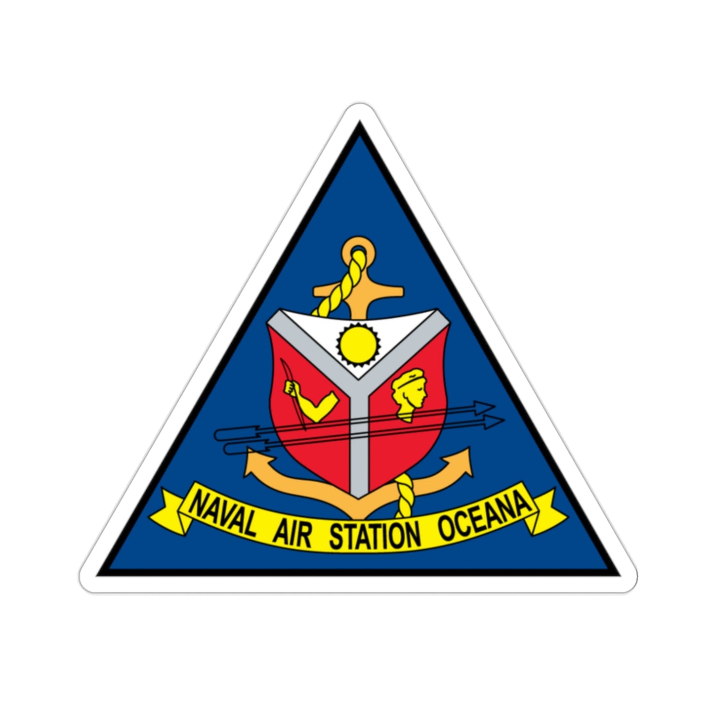 Naval Air Station Aceana (U.S. Navy) STICKER Vinyl Die-Cut Decal-2 Inch-The Sticker Space