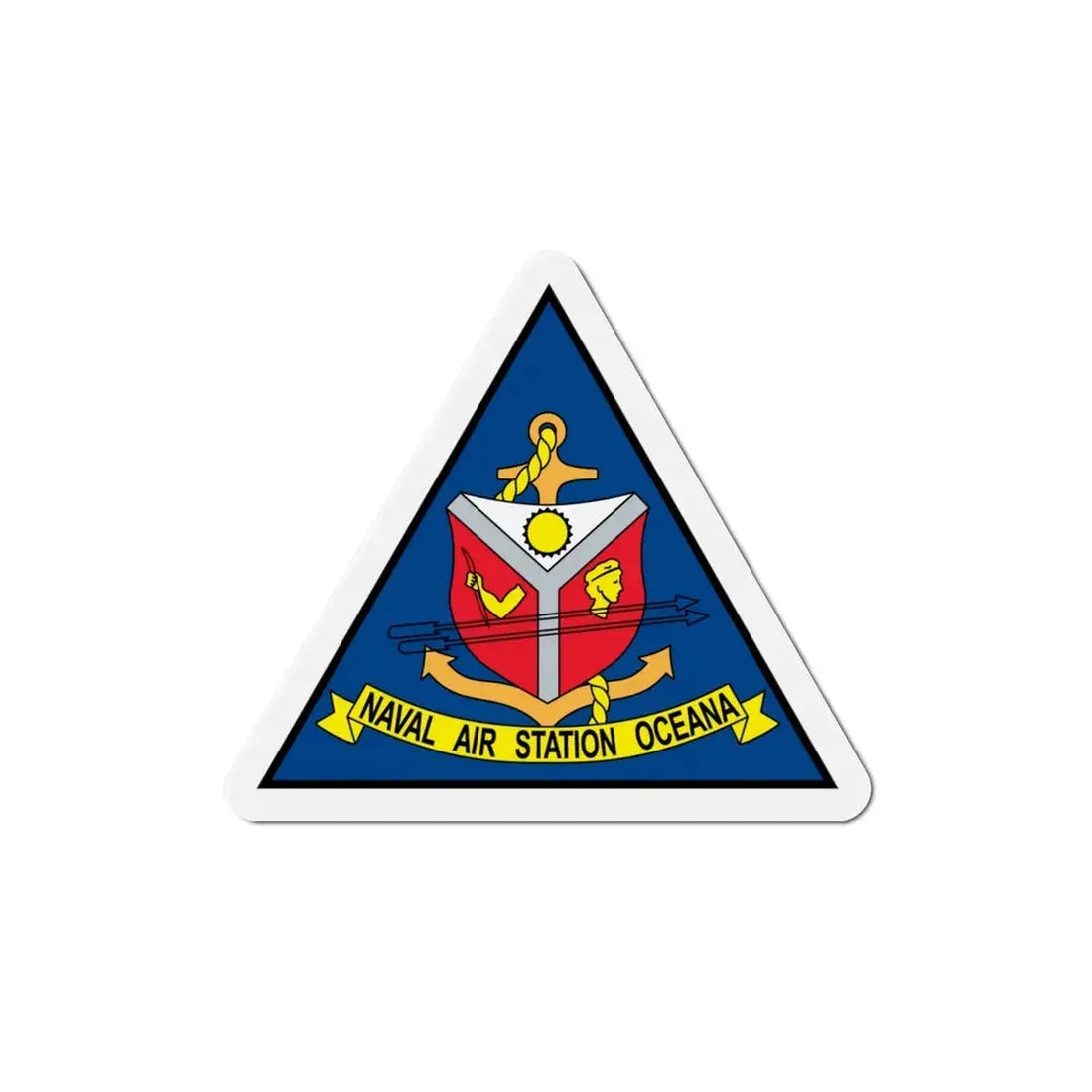 Naval Air Station Aceana (U.S. Navy) Refrigerator Magnet - The Sticker Space