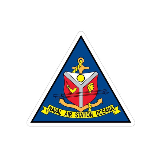 Naval Air Station Aceana (U.S. Navy) Transparent STICKER Die-Cut Vinyl Decal 6 Inch Transparent - The Sticker Space