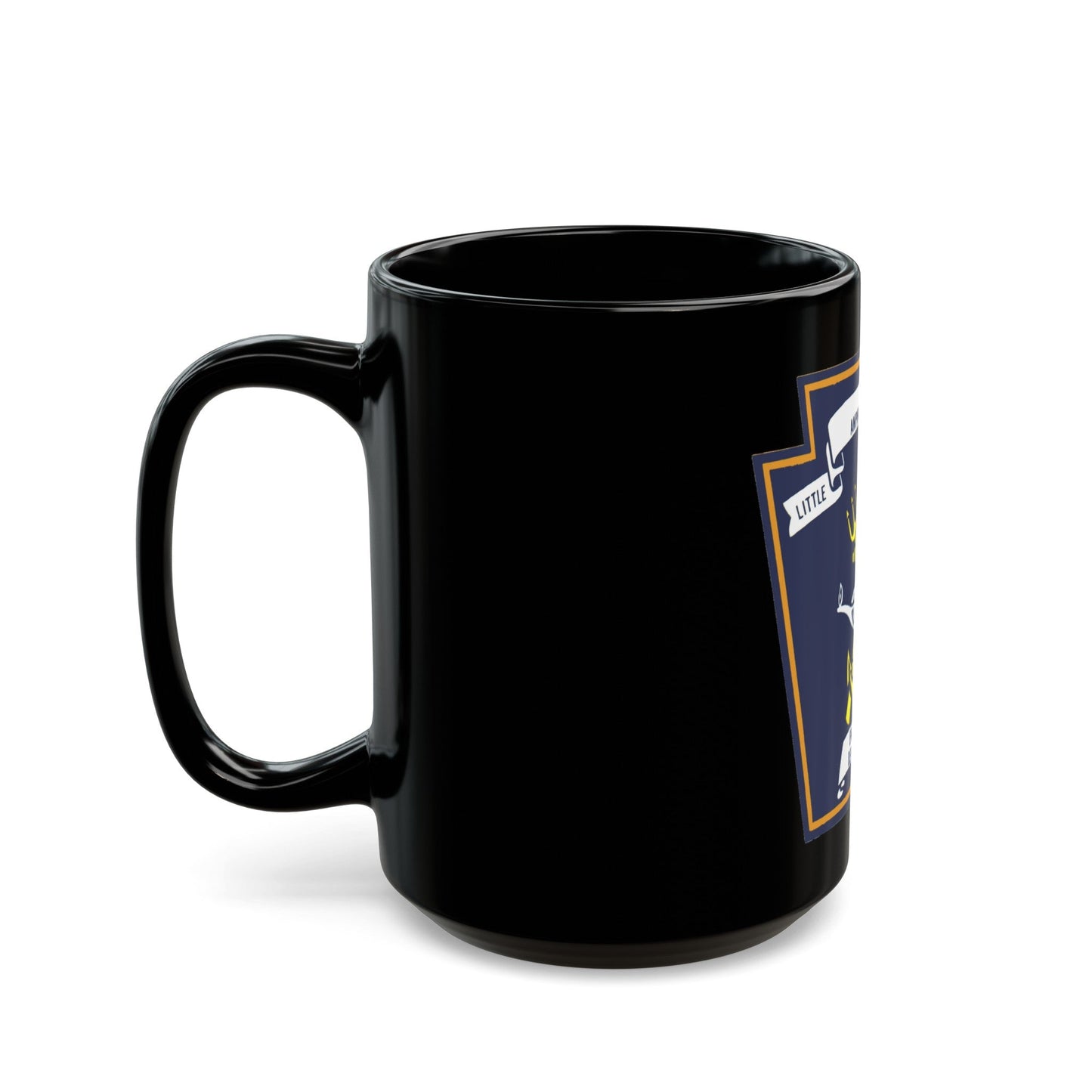 Naval Amphibious School Little Creek (U.S. Navy) Black Coffee Mug-The Sticker Space