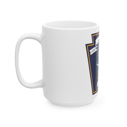 Naval Amphibious School Little Creek (U.S. Navy) White Coffee Mug-The Sticker Space