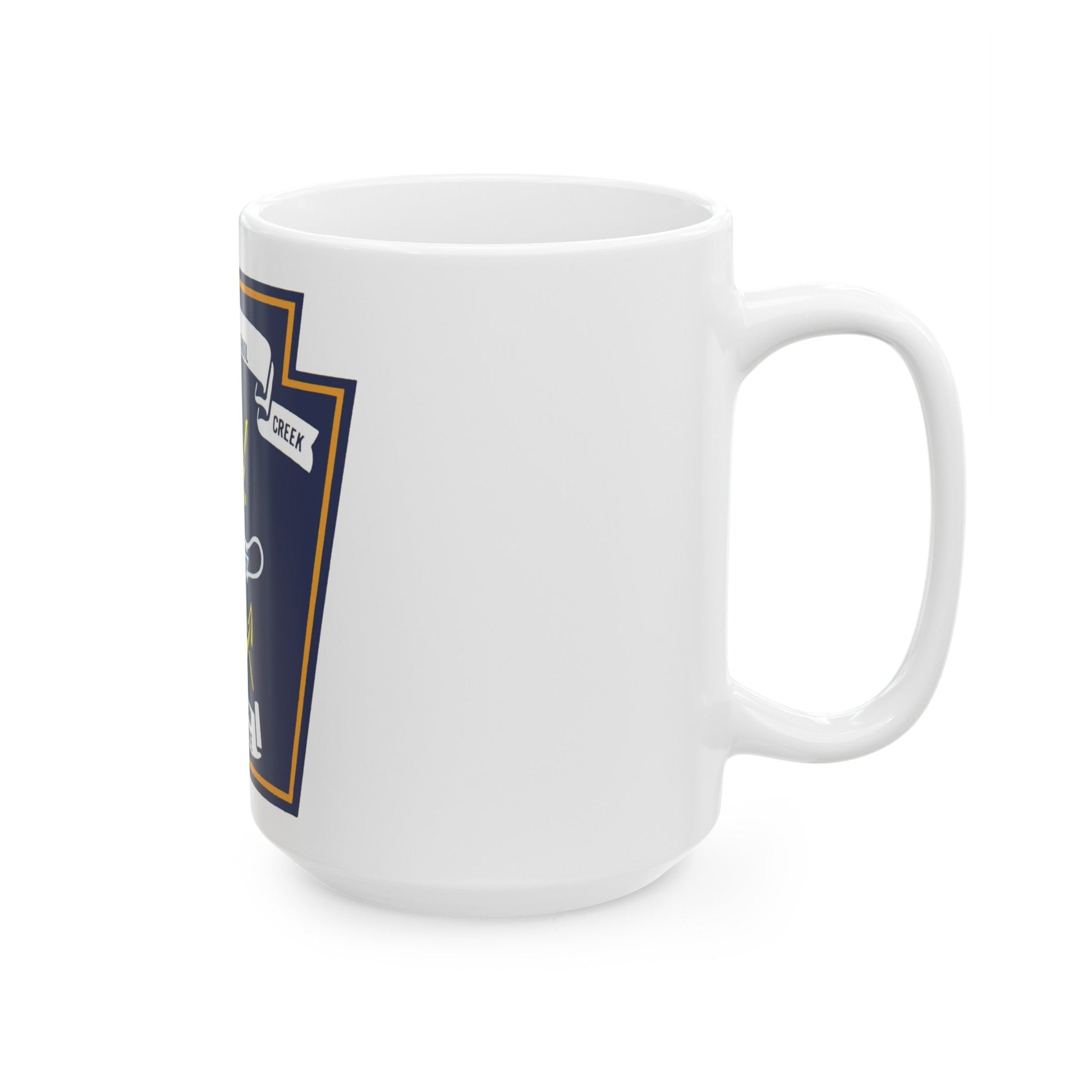 Naval Amphibious School Little Creek (U.S. Navy) White Coffee Mug-The Sticker Space